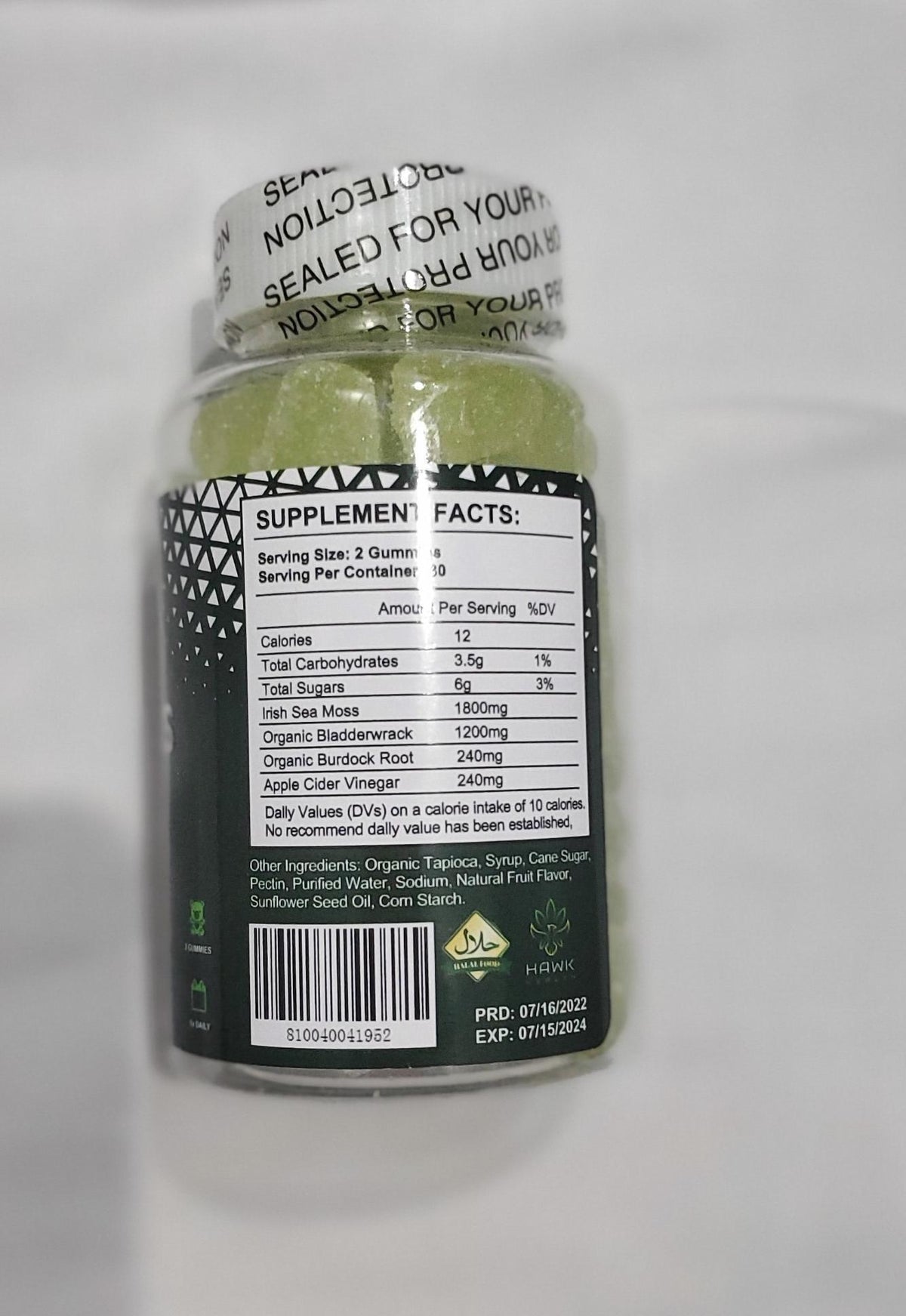 Sea Moss Gummies - 60 Gummies