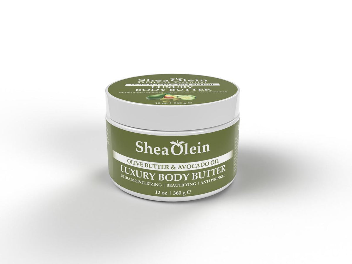 Olive Butter &amp; Avocado Oil Luxury Body Butter 12oz